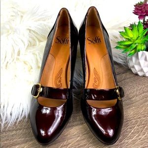 Sofft Mary Jane Patent Leather Heels